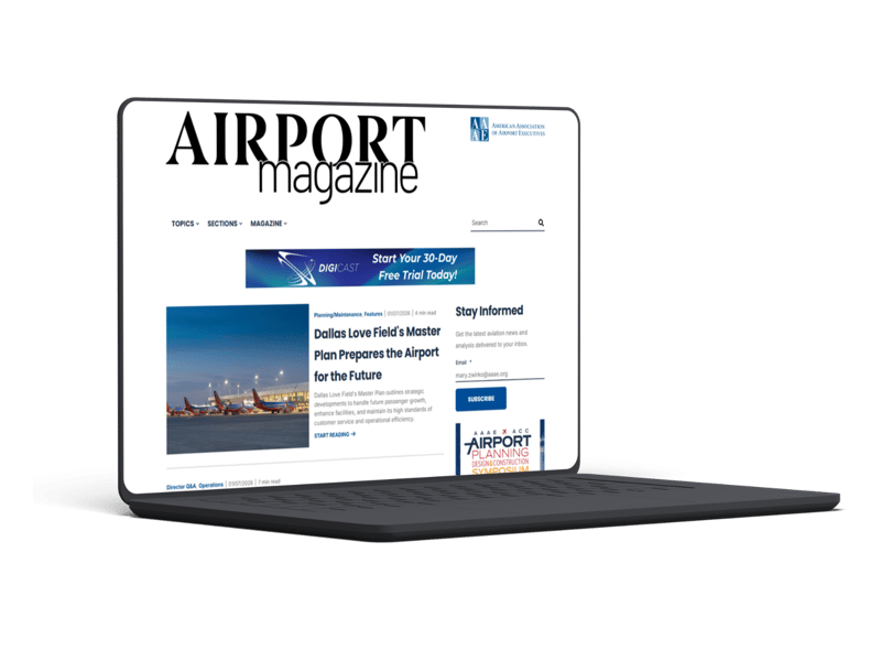 Airport Magazine Ad Graphic_AAAE Media Kit Design Airport Magazine Ad Graphic_AAAE Media Kit Design