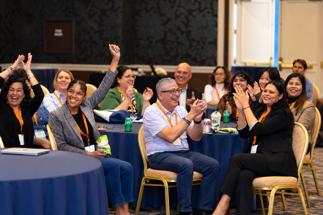 Enthusiastic Applause at the Conference2