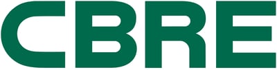 Green CBRE with White Logo Green CBRE with White Logo
