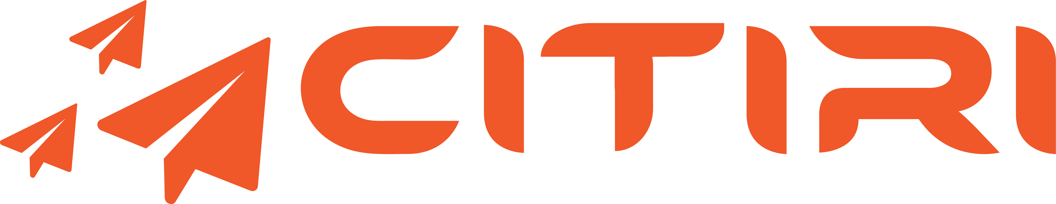 Citiri Color Logo - (#F05627 1000 x 200)