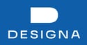 Designa New logo white in blue box (2)