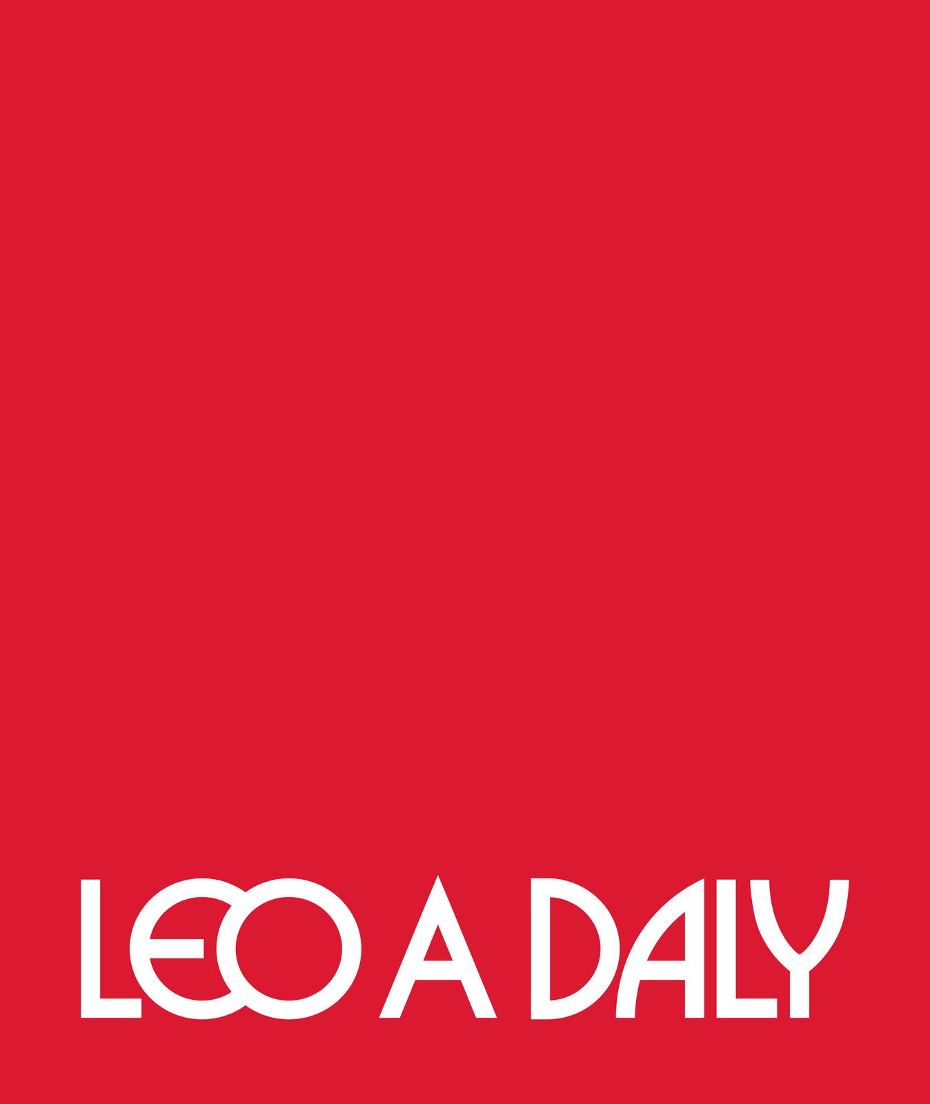 LEO A DALY Red logo
