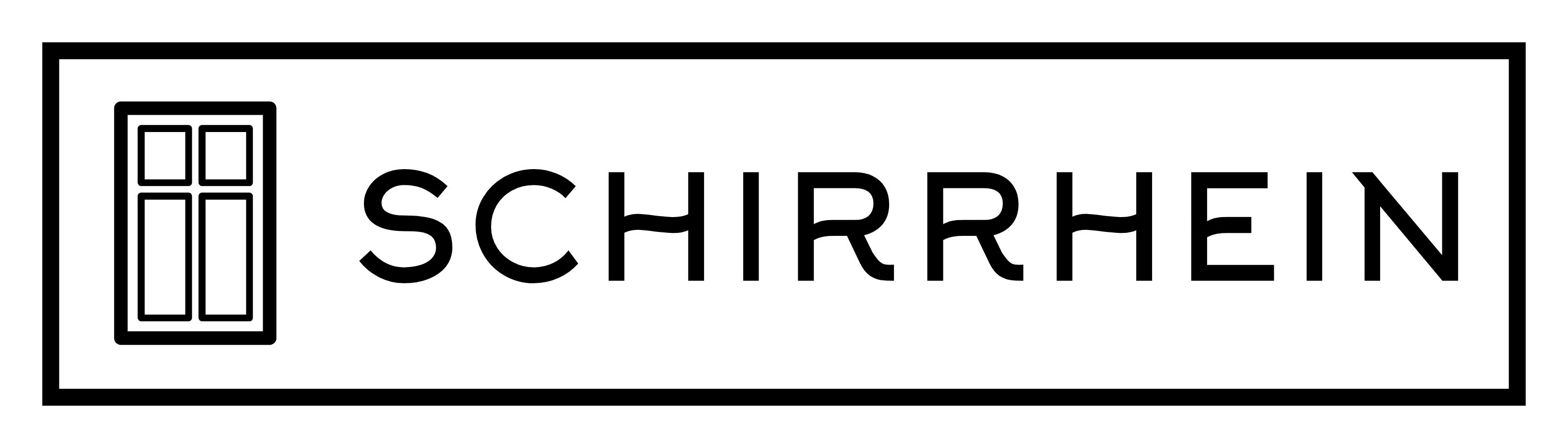 Schirrhein logo Black logo - no background