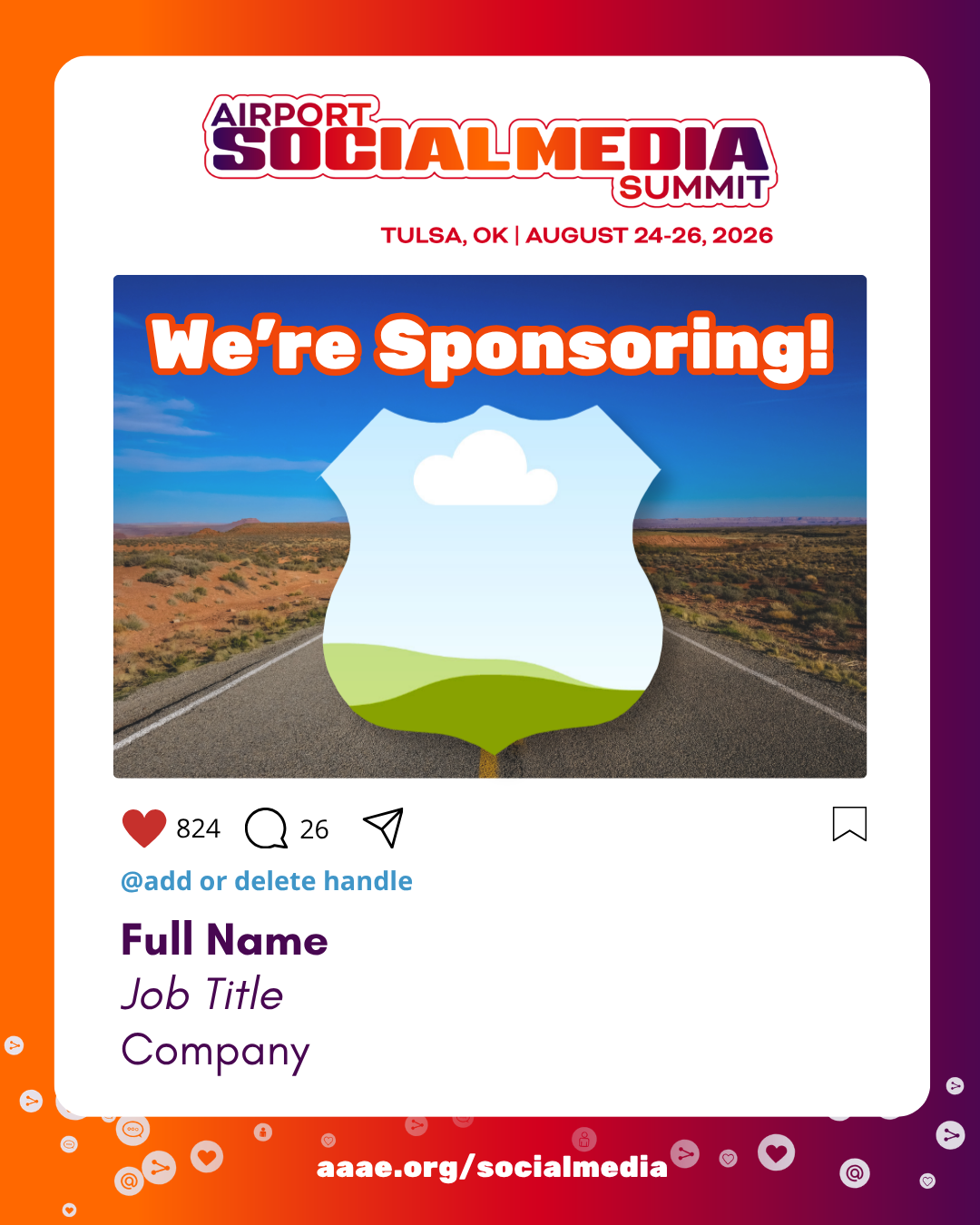 AAAE Airport Social Media Summit - Were Sponsoring AAAE Airport Social Media Summit - Were Sponsoring