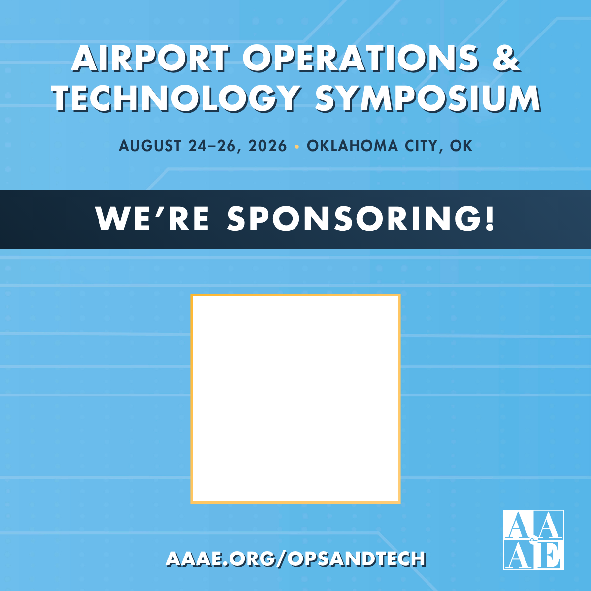 Airport Operations & Technology Symposium | We're Sponsoring